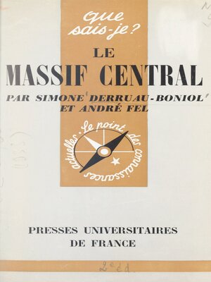 cover image of Le Massif Central